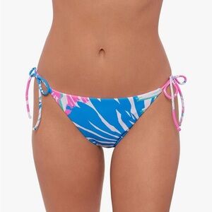 Sports Illustrated Swim Blue and Pink Bikini reversible Bottom